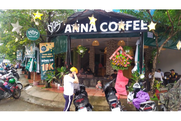 TƯNG BỪNG KHAI TRƯƠNG ANNA COFFEE D42