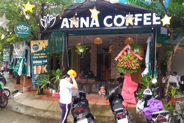 TƯNG BỪNG KHAI TRƯƠNG ANNA COFFEE D42