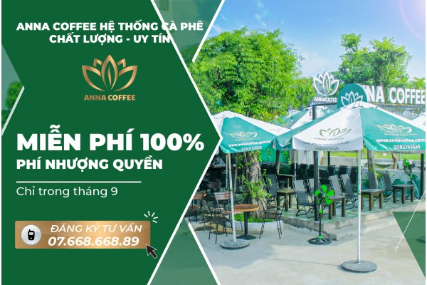  MIỄN PHÍ 100% PHÍ NHƯỢNG QUYỀN – CHỈ TRONG THÁNG 09.