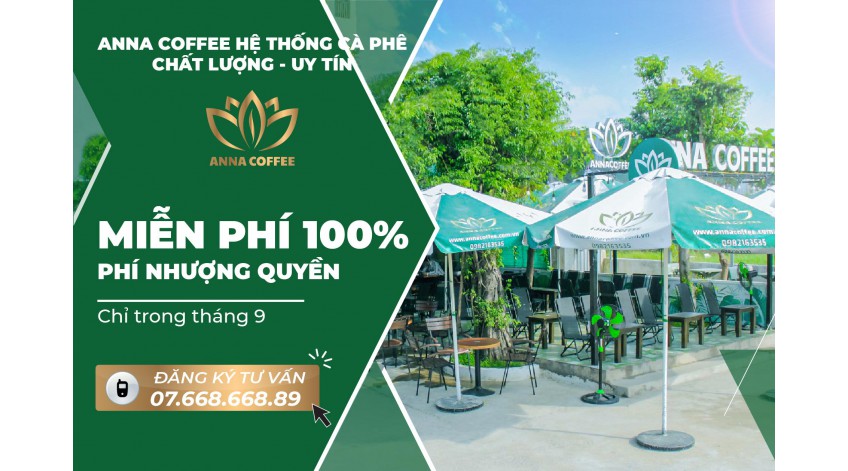  MIỄN PHÍ 100% PHÍ NHƯỢNG QUYỀN – CHỈ TRONG THÁNG 09.