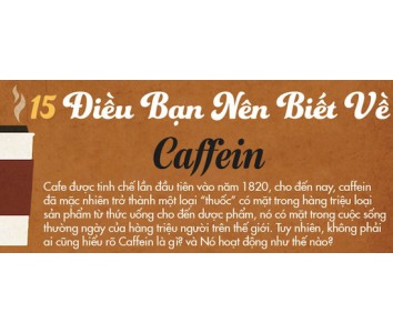 15 điều bạn nên biết về Caffein