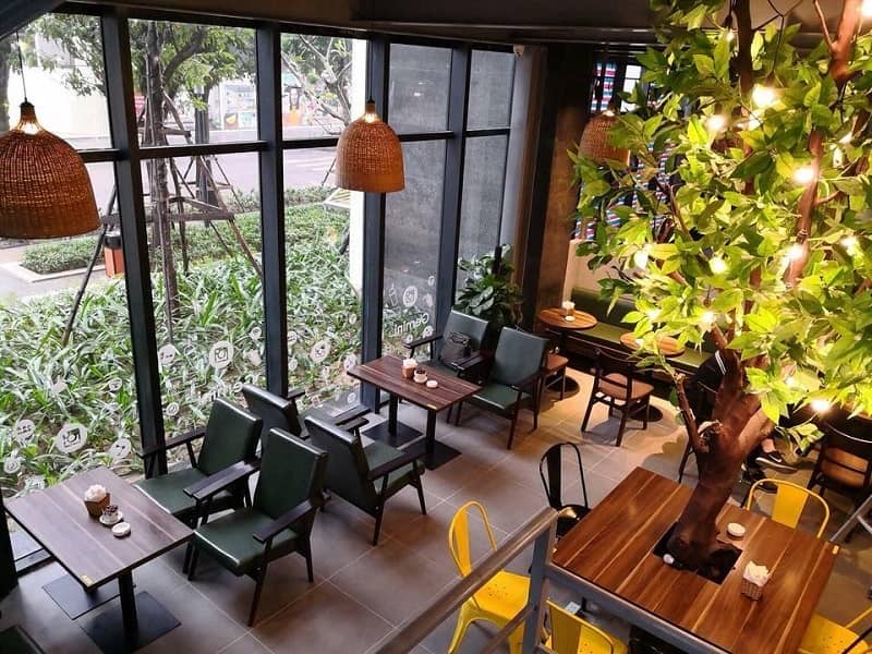 thiết kế quán cafe nhỏ đẹp giá rẻ