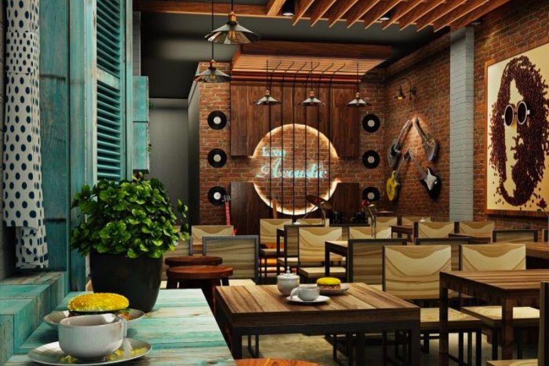 thiết kế quán cafe nhỏ đẹp giá rẻ
