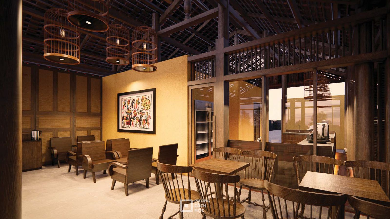 trang trí quán cafe đẹp đơn giản​