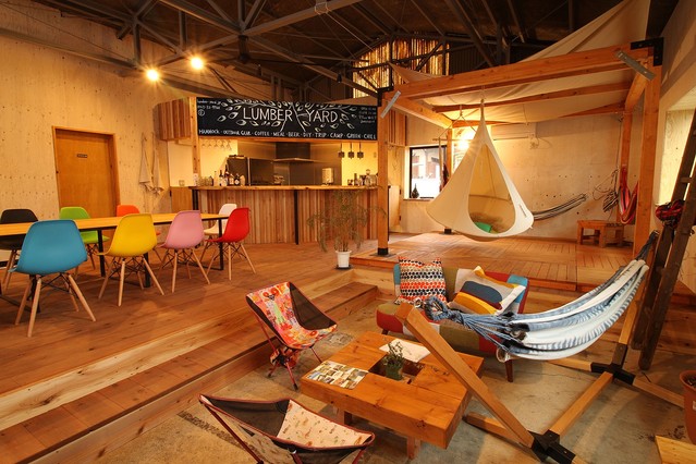 thiết kế quán cafe võng