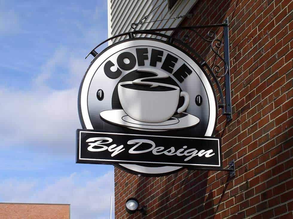 thiết kế bảng hiệu quán cafe​