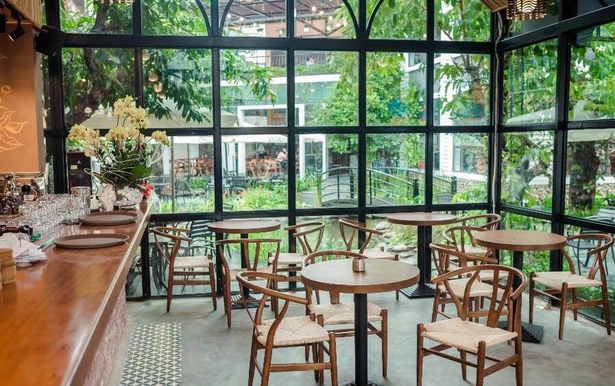 thiết kế quán cafe văn phòng