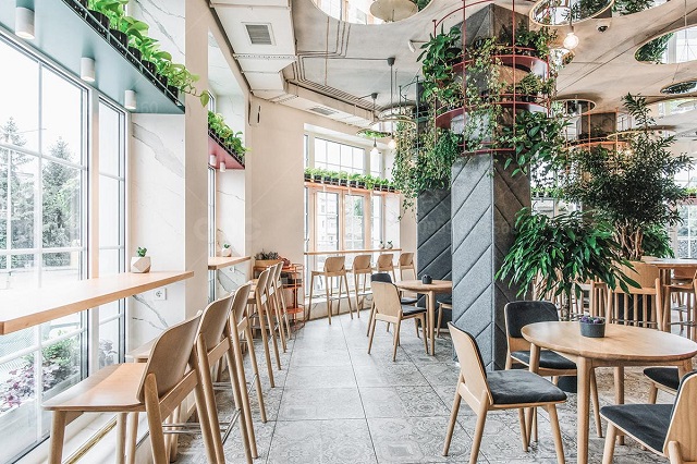 thiết kế quán cafe nhỏ 40m2