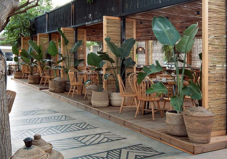 thiết kế quán cà phê ngoài trời​