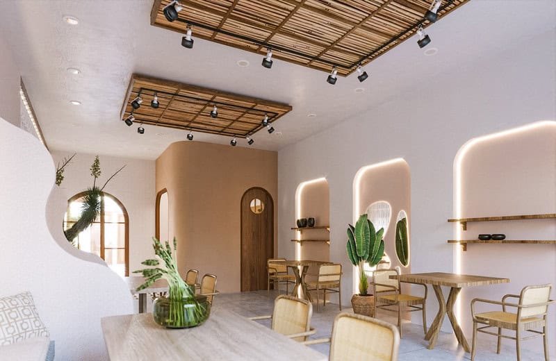trang trí quán cafe đẹp đơn giản​